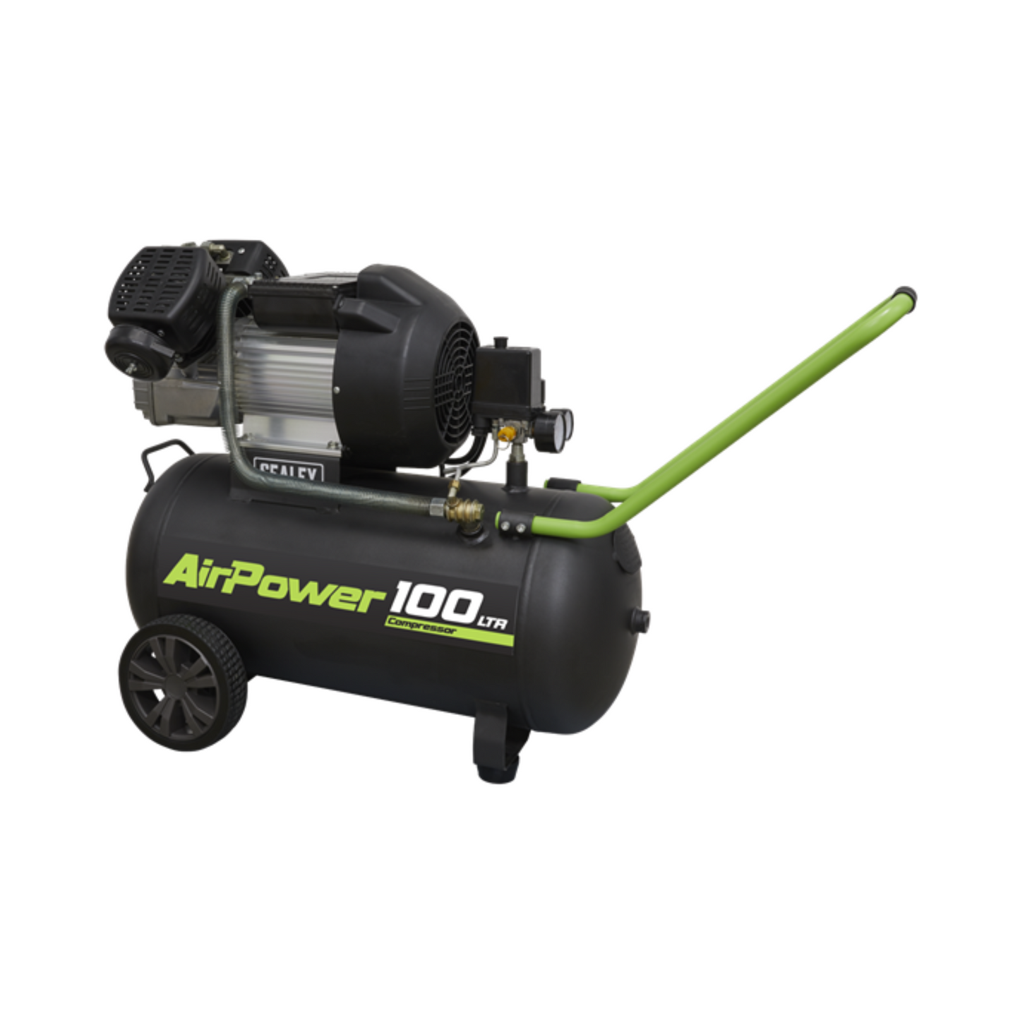 Sealey SAC10030VE 100L V-Twin Direct Drive Air Compressor 3hp
