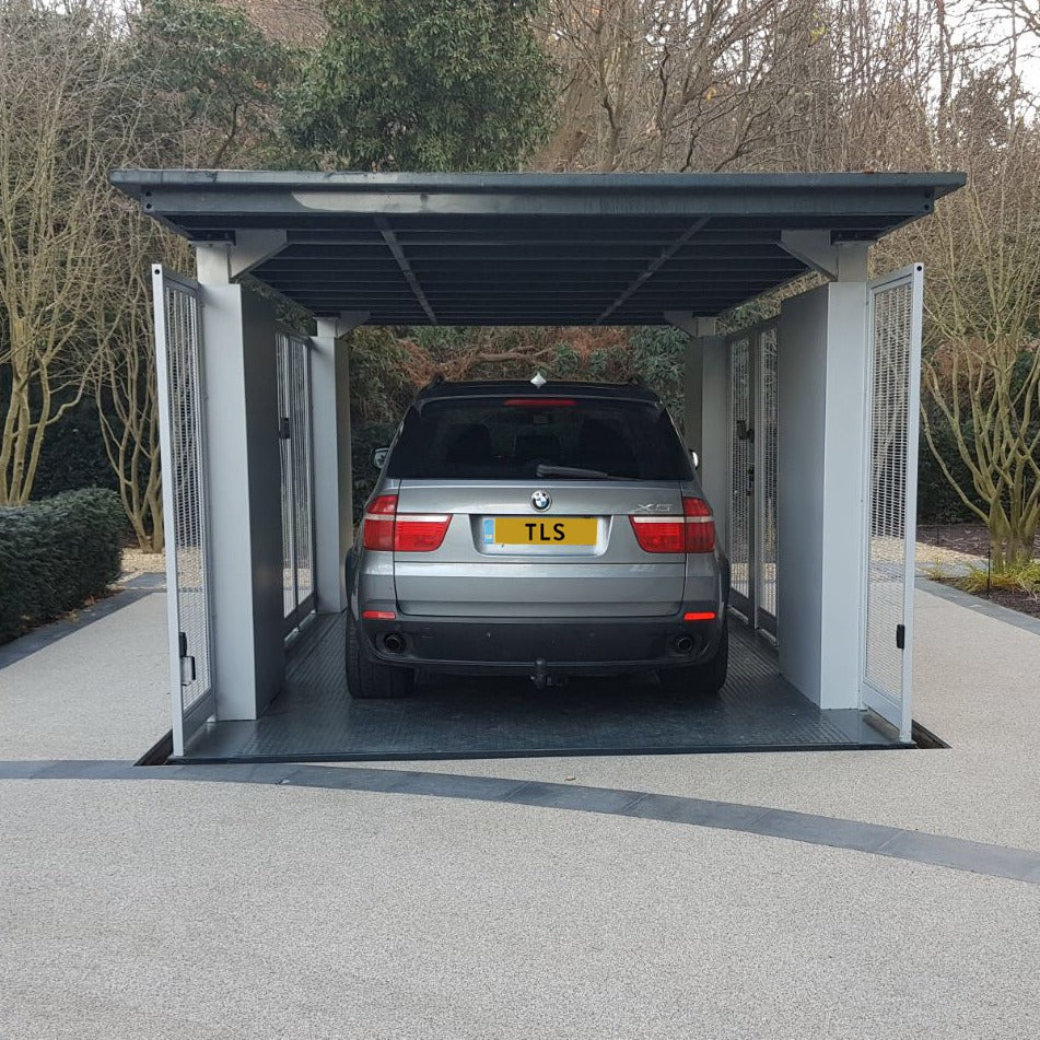Driveway car elevator