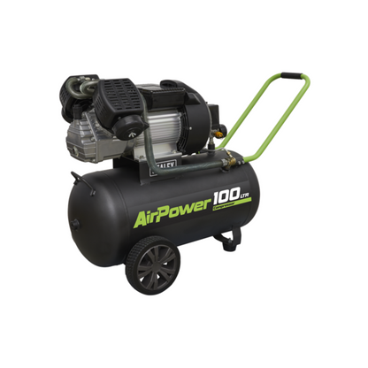 Sealey SAC10030VE 100L V-Twin Direct Drive Air Compressor 3hp