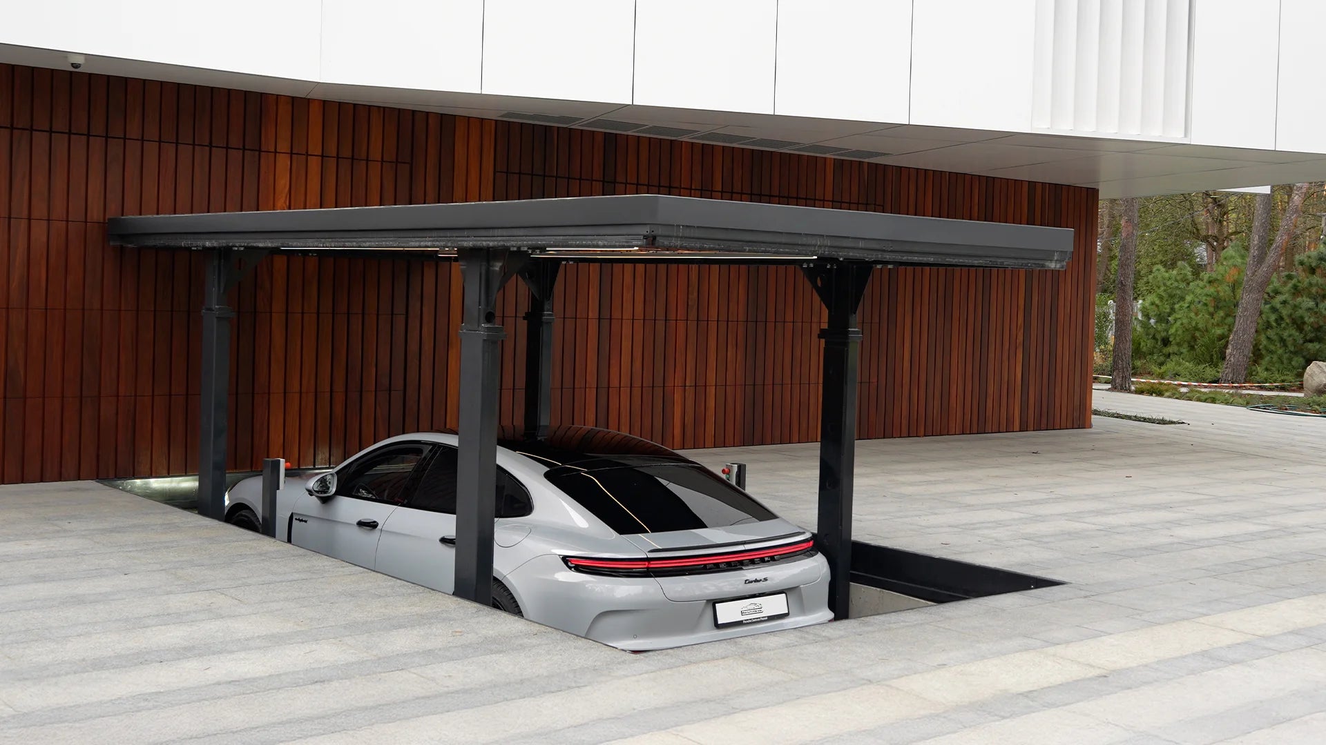Underground car garage